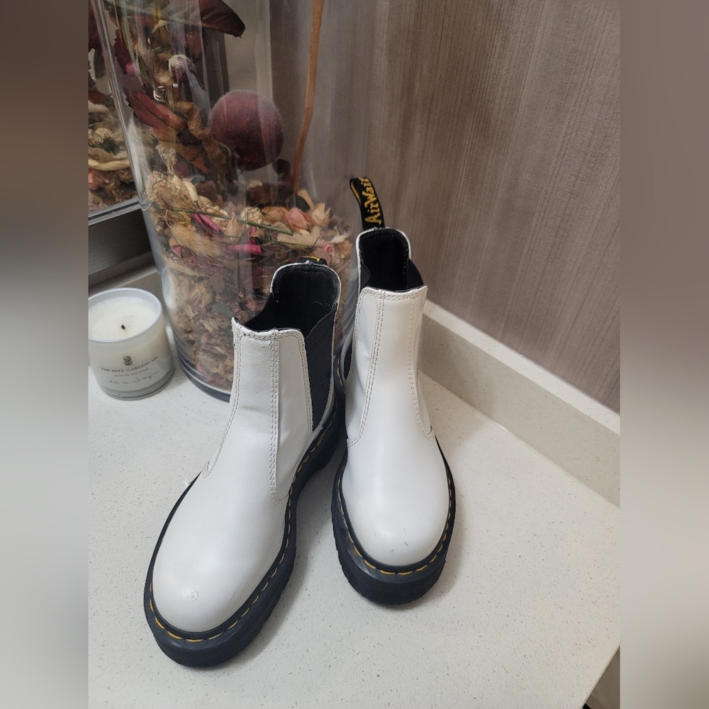 Dr. Martens Black Quad Boots - Picture 1 of 13